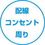 配線コンセントまわり